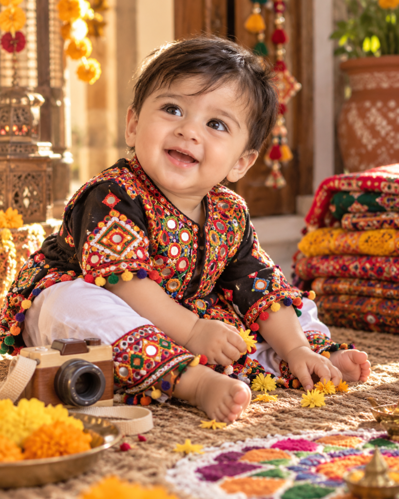 Baby Boy Navratri AI Photo Prompts