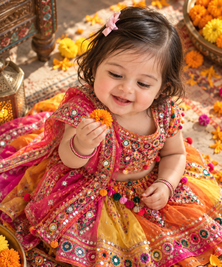 Baby Girl Navratri AI Photo Prompts