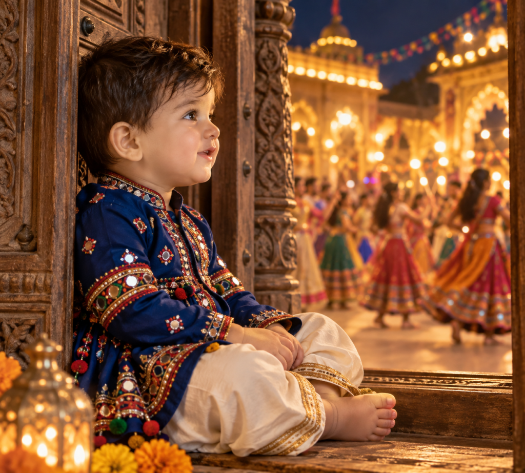Baby Boy Navratri AI Photo Prompts
