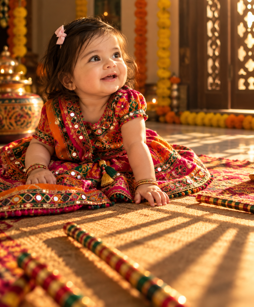 Baby Dandiya AI Photo Prompts