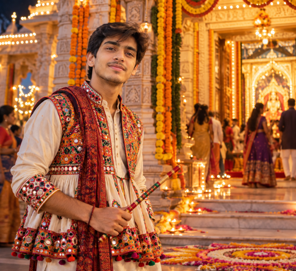 Viral Navratri AI Photo Editing Prompts for boys