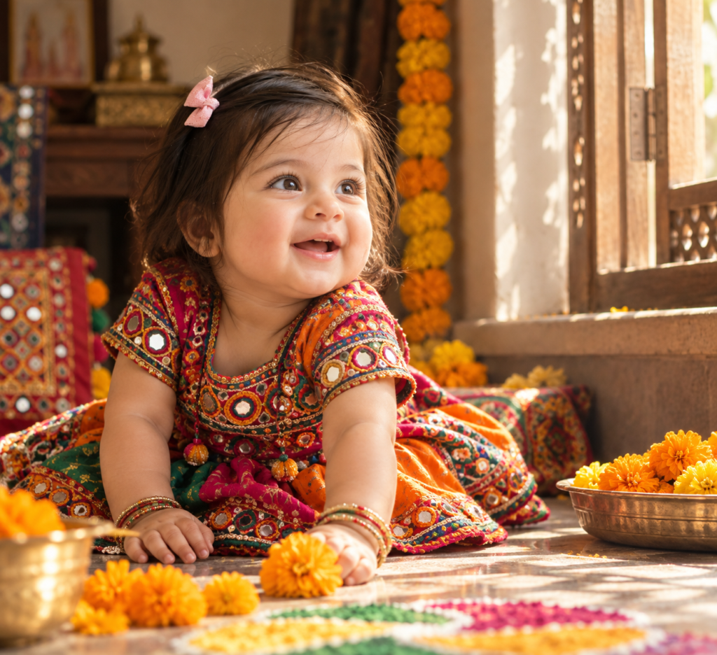 Baby Garba AI Photo Prompts