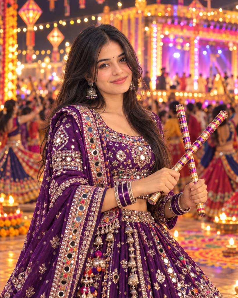 Best Garba AI Photo Prompt for Girls
