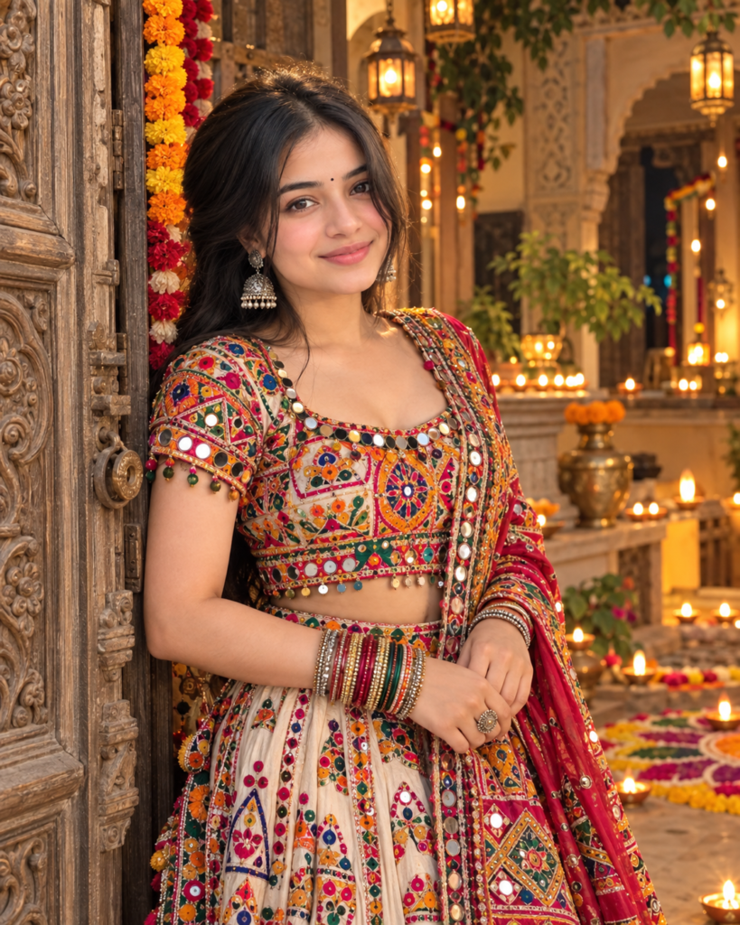 Best Garba AI Photo Prompt for Girls