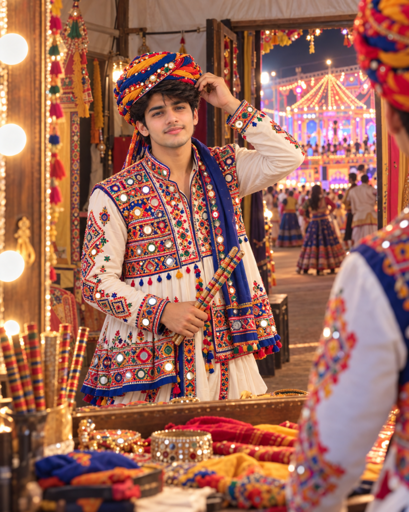 Best Garba AI Photo Prompt for Boys