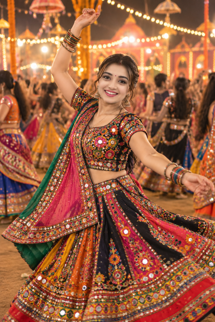 Viral Navratri AI Photo Editing Prompts for girls