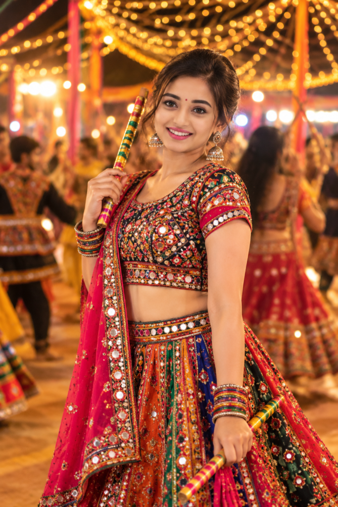Viral Navratri AI Photo Editing Prompts for girls