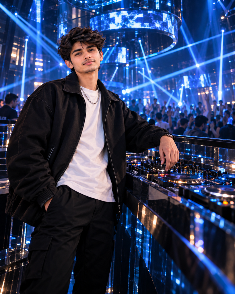 Night Club AI Photo Editing Prompts for boys