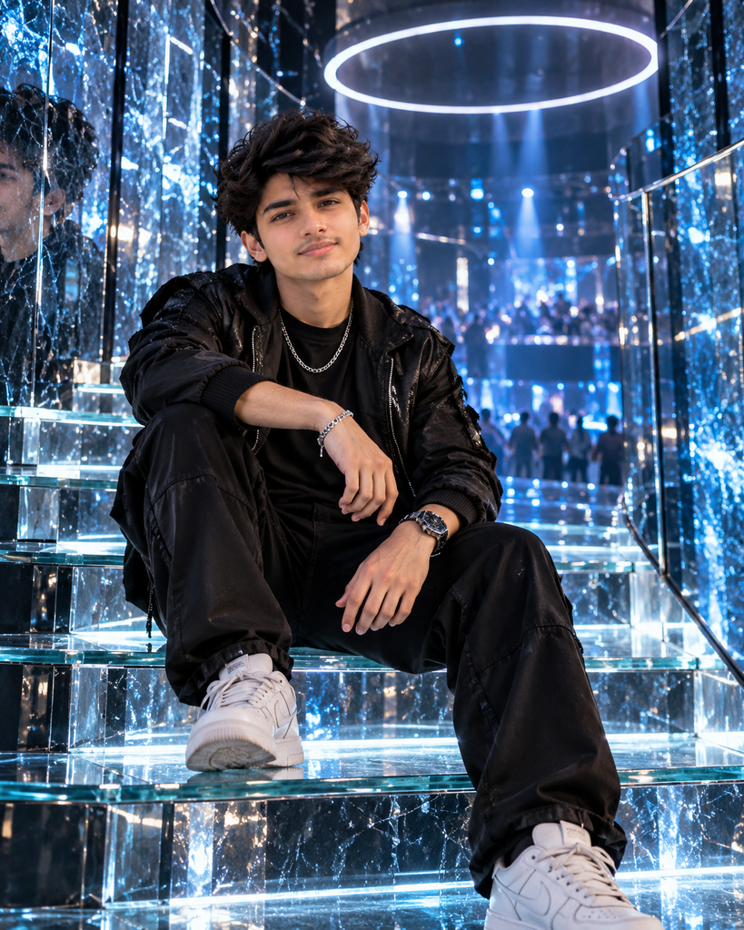 Night Club AI Photo Editing Prompts for boys