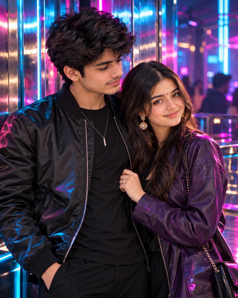 Night Club AI Photo Editing Prompts for couples