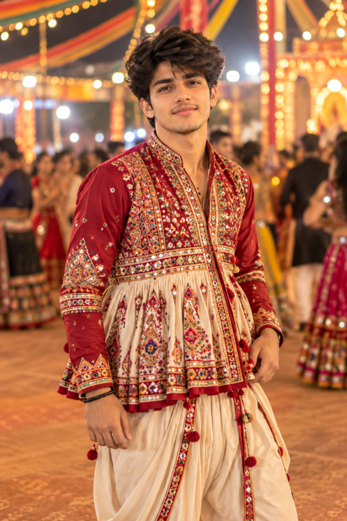 15+ Navratri AI Image Prompts for Boys: Traditional Looks & DP Styles