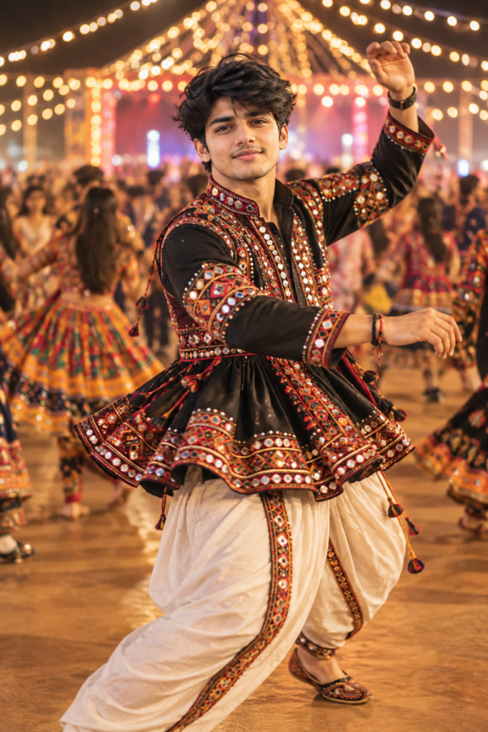 15+ Navratri AI Image Prompts for Boys: Traditional Looks & DP Styles