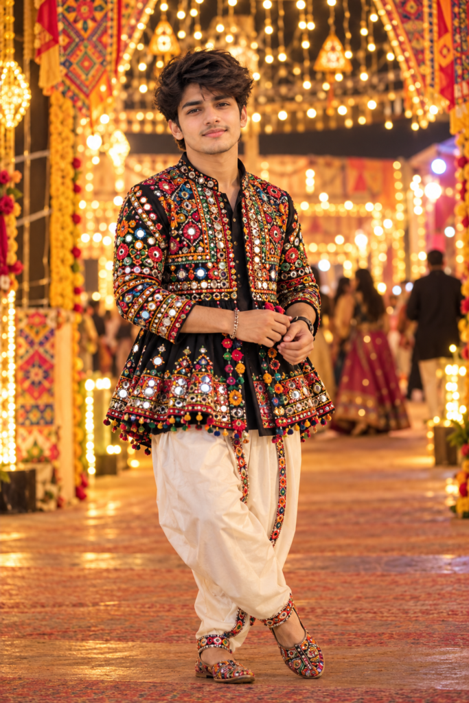 15+ Navratri AI Image Prompts for Boys: Traditional Looks & DP Styles