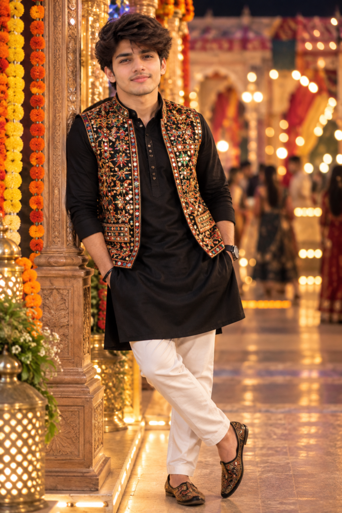 15+ Navratri AI Image Prompts for Boys: Traditional Looks & DP Styles