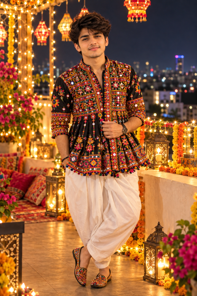 15+ Navratri AI Image Prompts for Boys: Traditional Looks & DP Styles
