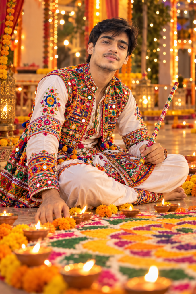 Viral Navratri AI Photo Editing Prompts for boys